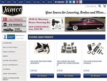 Tablet Screenshot of jamcosuspension.com